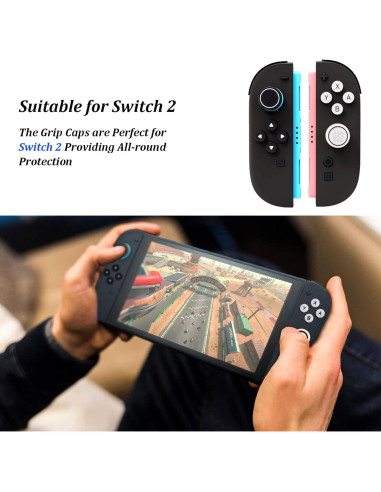 Juego de Tapas de Joystick y Botones D-Pad para Switch 2 LEPEYMDA