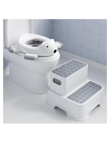 Asiento de Baño 3 en 1 Bunwag con Escalón y Bolsas