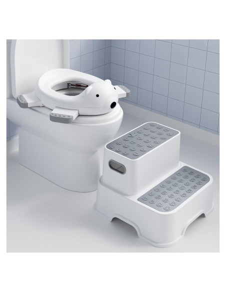 Asiento de Baño 3 en 1 Bunwag con Escalón y Bolsas