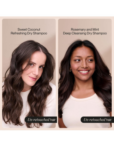 Champú Seco Suave 2-Pack - Romero y Menta, Coco Dulce 121g