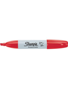 Marcador Permanente Sharpie Rojo Punta Cincel - Paquete de 2 2
