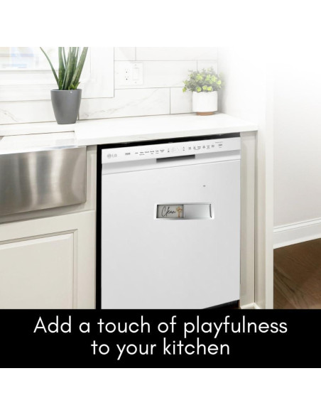 Imán de Lavavajillas Limpio Sucio Pretty Inappropriate 17.8x5.1cm