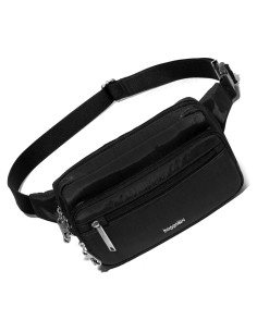 Riñonera Antirrobo Baggallini Securtex Mujer RFID Negra