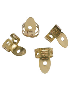 Puas para Dedos D'Addario National de Latón - 4 Piezas Medianas