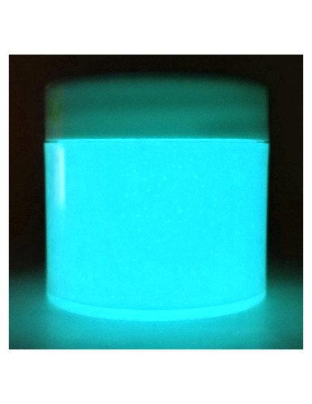 Pintura Acrílica Brillante Glomania 113.4g Brilla en Blanco AQUA