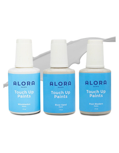 Pintura de Retoque Alora 3x90ml Gris Mate Secado Rápido