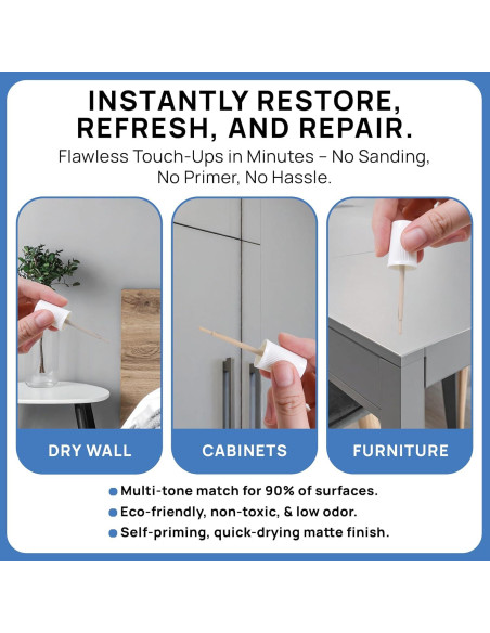 Pintura de Retoque Alora 3x90ml Gris Mate Secado Rápido