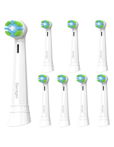 Cabezas de Repuesto para Cepillo Oral B iO - 8 Unidades Blancas