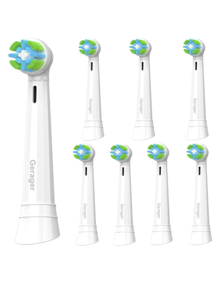 Cabezas de Repuesto para Cepillo Oral B iO - 8 Unidades Blancas