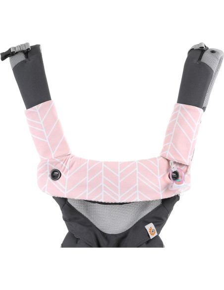 Almohadilla Reversible Algodón Premium Mila Millie Espiga Rosa