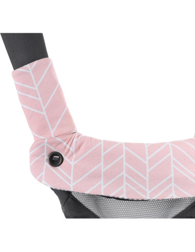 Almohadilla Reversible Algodón Premium Mila Millie Espiga Rosa