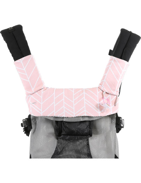 Almohadilla Reversible Algodón Premium Mila Millie Espiga Rosa