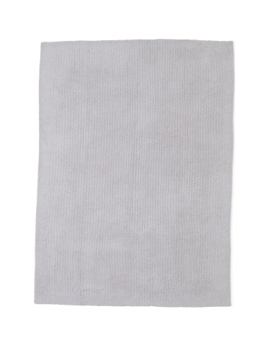 Manta Acogedora Ribeteada Barefoot Dreams Plata 137x183cm