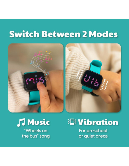 Reloj de Entrenamiento para el Baño V2 - Turquesa con Libro