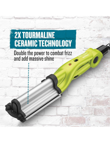 Ondulador Profundo Bed Head BH380 Verde | Cerámica Turmalina