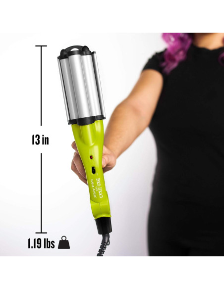 Ondulador Profundo Bed Head BH380 Verde | Cerámica Turmalina