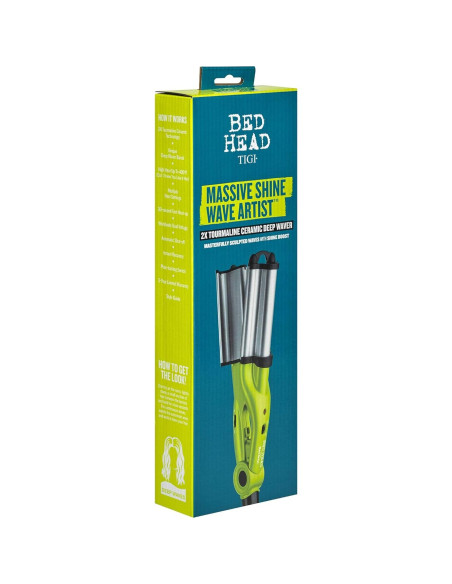 Ondulador Profundo Bed Head BH380 Verde | Cerámica Turmalina