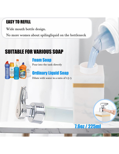 Dispensador Automático de Jabón Espumoso Tesrin 225ml USB