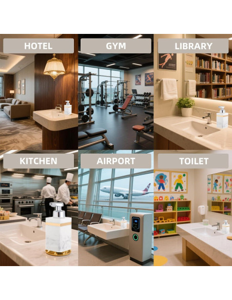 Dispensador Automático de Jabón Espumoso Tesrin 225ml USB