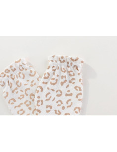 5 Pares de Mitones Antirrasguños Bebé 0-6 Meses Algodón 2