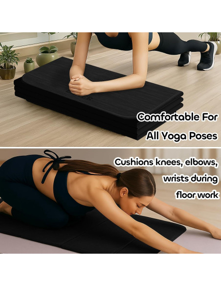 Colchoneta de Yoga Plegable Daner 12mm Antideslizante Ecológica
