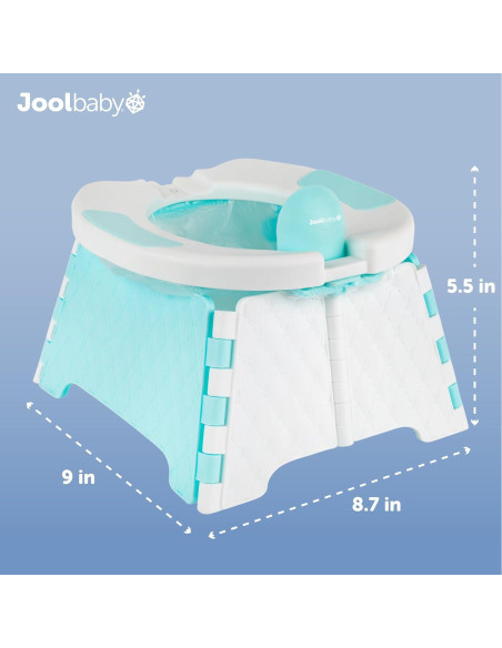 Silla de Entrenamiento para Baño Jool Baby Plegable Aqua