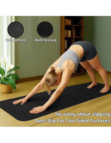 Colchoneta de Yoga Plegable Daner 12mm Antideslizante Ecológica