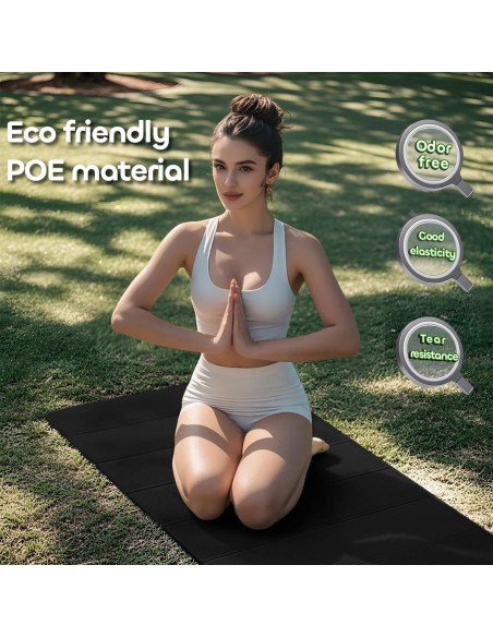 Colchoneta de Yoga Plegable Daner 12mm Antideslizante Ecológica