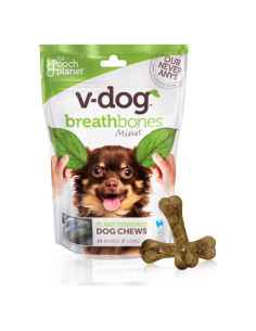 Golosinas Veganas para Perros V-Dog - Huesos Dentales 226.8g