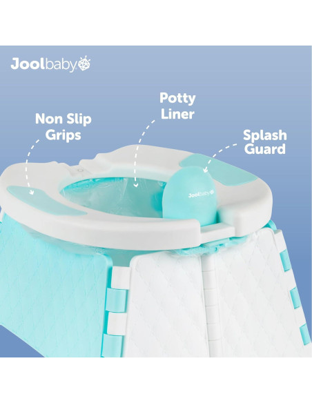 Silla de Entrenamiento para Baño Jool Baby Plegable Aqua