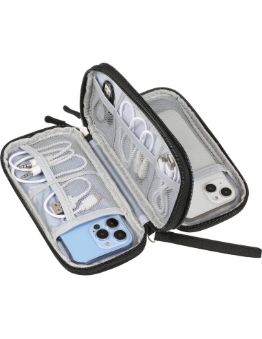 Bolsa Organizadora Electrónica Yiasangly Negra Impermeable 19x11x6cm