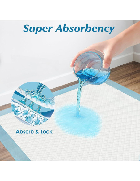 100 Almohadillas Desechables Wowflash 56x56cm Super Absorbentes