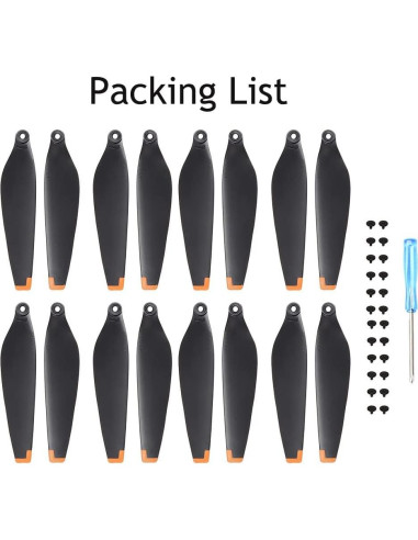 16 Hélices de Bajo Ruido BEHORSE para DJI Mini 3 Pro/4 Pro