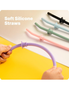 Popote de Silicona Reemplazo Bluwing para Taza Hydro Flask 40oz 2