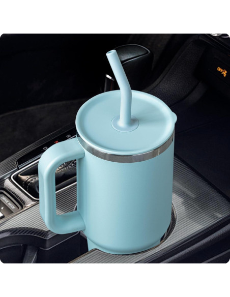 Popote de Silicona Reemplazo Bluwing para Taza Hydro Flask 40oz