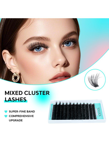 Kit de Extensión de Pestañas 100D VLVLOCK 10-18mm Volumen 3D