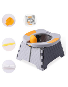 Inodoro Portátil para Niños Yszawmx Gris - Entrenamiento Baño