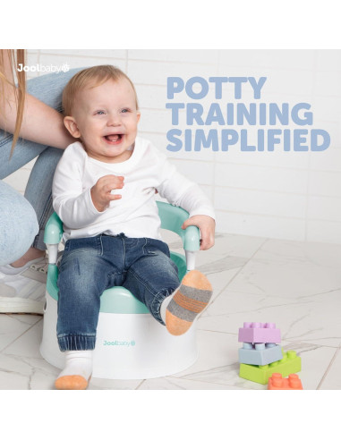 Silla de Orinal Jool Baby Aqua con Protector y Soporte