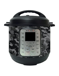 Piel de Fibra de Carbono MightySkins para Instant Pot 6QT - Camuflaje Negro