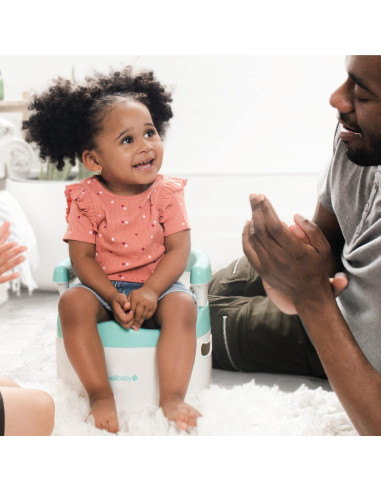 Silla de Orinal Jool Baby Aqua con Protector y Soporte