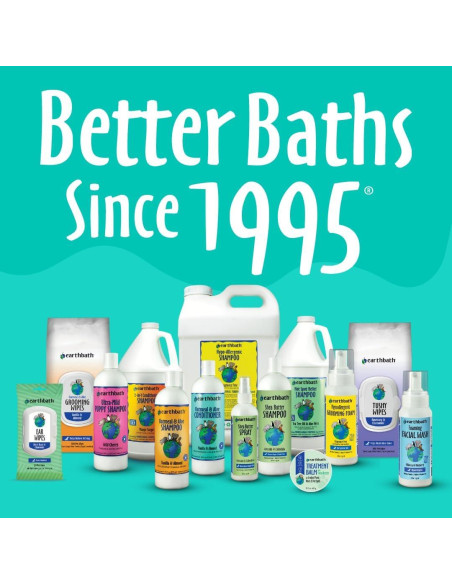 Champú para perros earthbath 16 Oz - Alivio picazón aceite árbol té