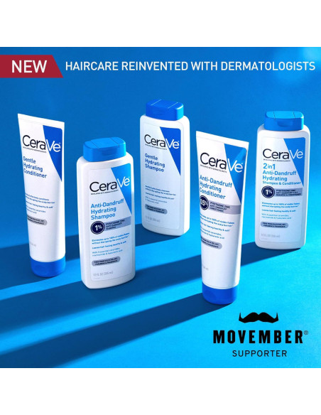 Champú y Acondicionador Hidratante Anticaspa 2 en 1 CeraVe 355 ml