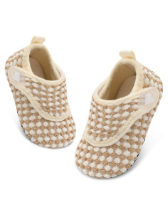 Zapatillas para Niños BARERUN Antideslizantes 6-12 Meses Beigedot