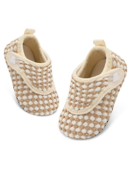 Zapatillas para Niños BARERUN Antideslizantes 6-12 Meses Beigedot