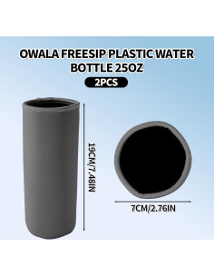 Fundas Aislantes Neopreno Lyreh para Botellas Owala Freesip 25oz 2