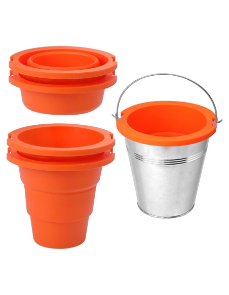 Forros de Silicona NUPICK para Cubos de Grasa - Paquete de 4