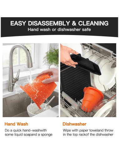 Forros de Silicona NUPICK para Cubos de Grasa - Paquete de 4