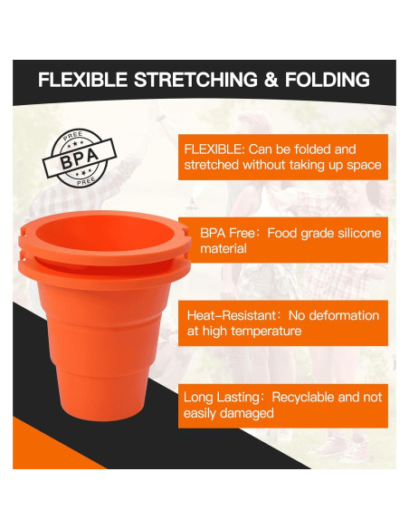 Forros de Silicona NUPICK para Cubos de Grasa - Paquete de 4