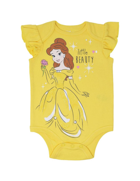 Bodies de Manga Corta Disney Princess con Diadema para Bebés