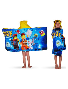 Toalla con Capucha Franco Kids 61x127 cm LEGO Movie 2